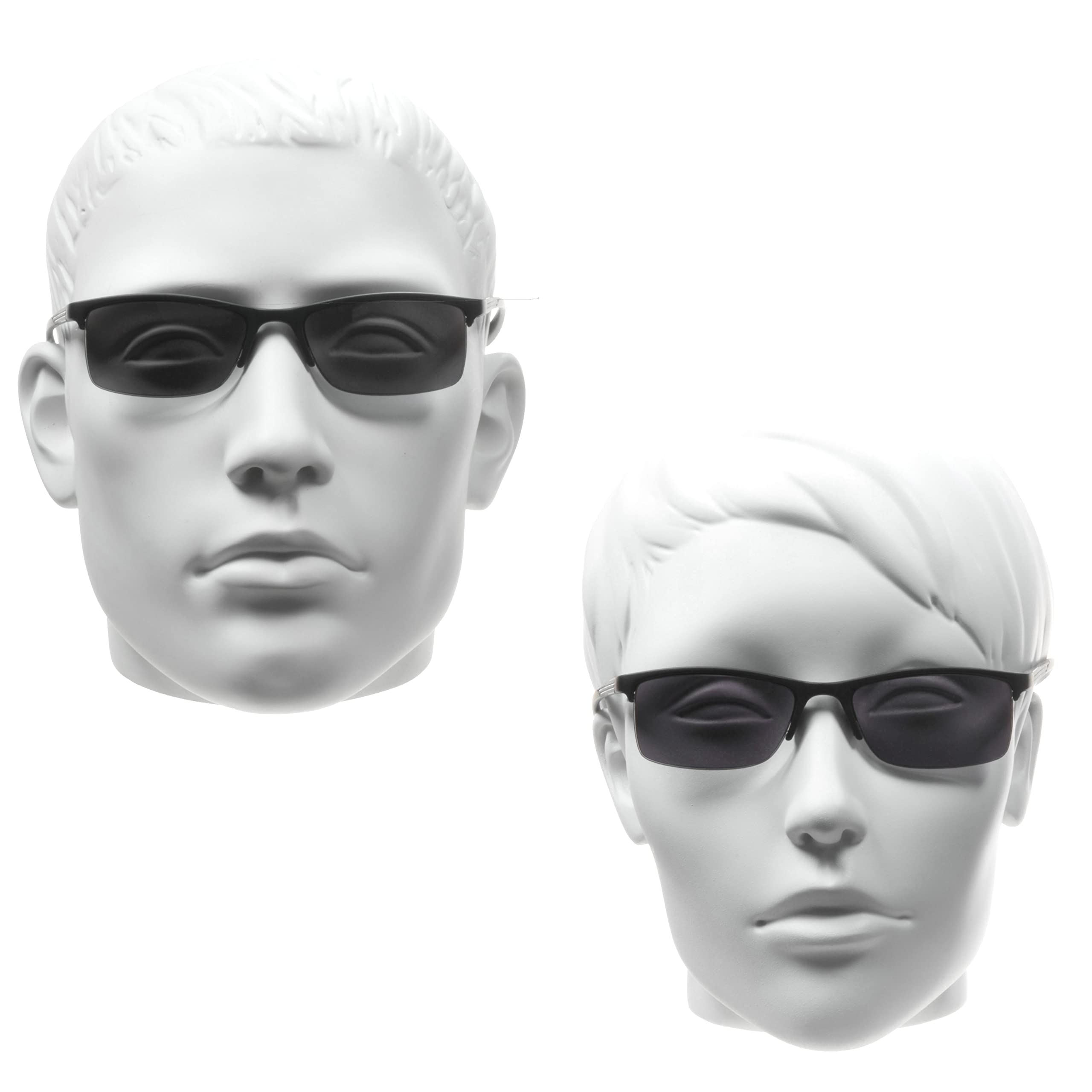 proSPORT Reading Glasses Tinted Sunglass Readers Semi rimless Square Men Women NOT BIFOCAL - Image 3
